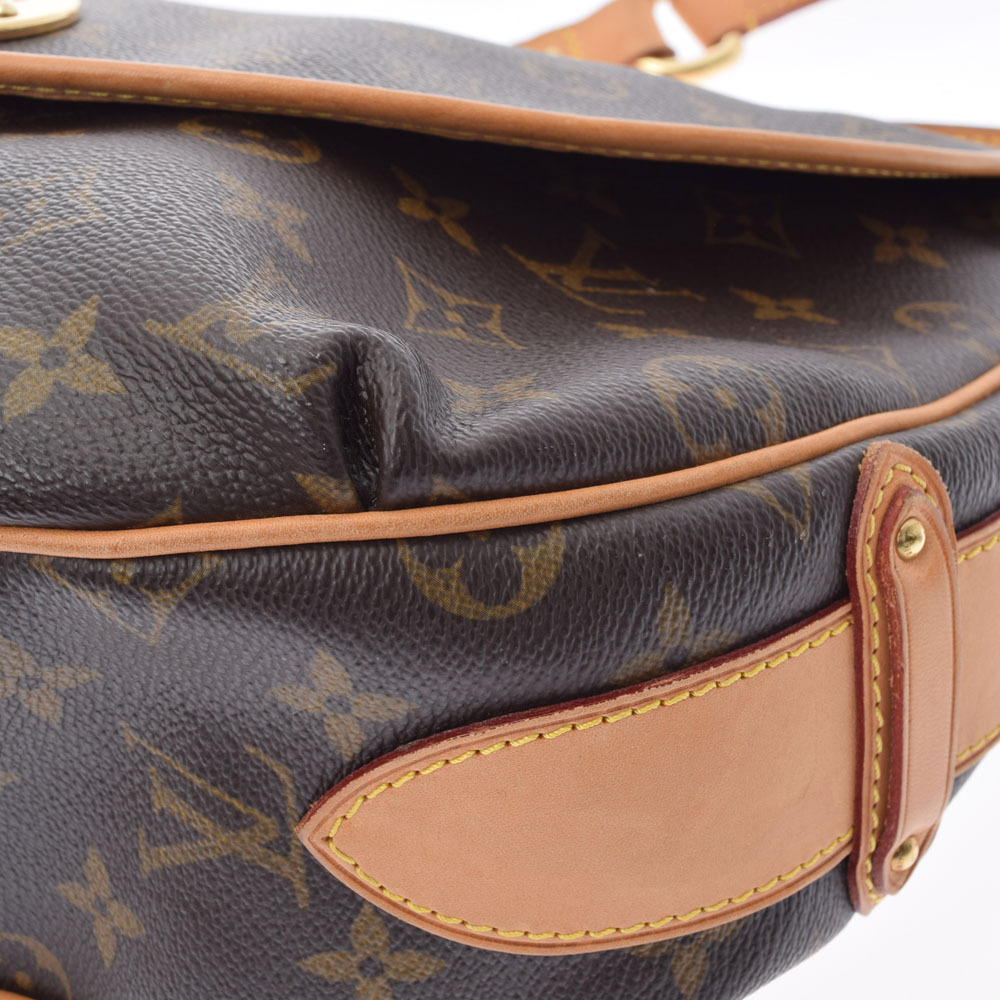 LOUIS VUITTON Monogram Tulum Brown Canvas Hobo Bag - Picture 8 of 11